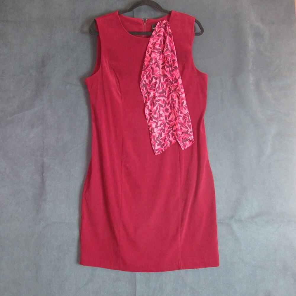 Vintage Sag Harbor 2-Piece Long Skirt Suit Womens Size 14 Red Church Modest